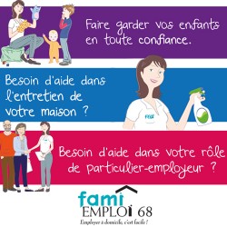 Aide à domicile Alsace Haut-Rhin : Fami emploi 68