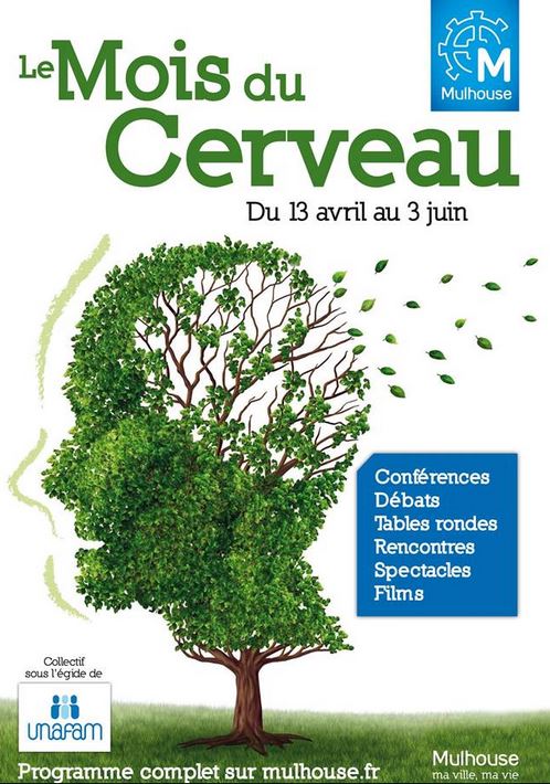Affiche Mois du cerveau - Mulhouse