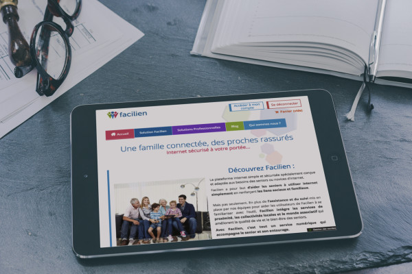 mock up ipad facilien